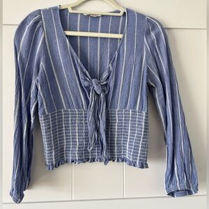 🐧2/$15 American Eagle Striped Long Sleeve